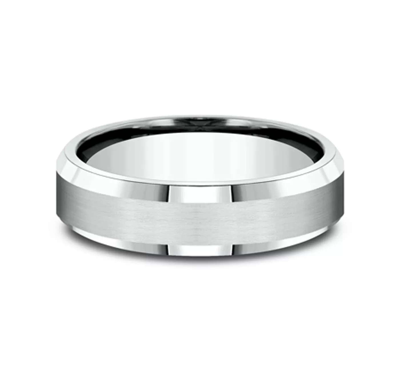 Satin Bevel Edge Comfort-Fit Band (6mm)