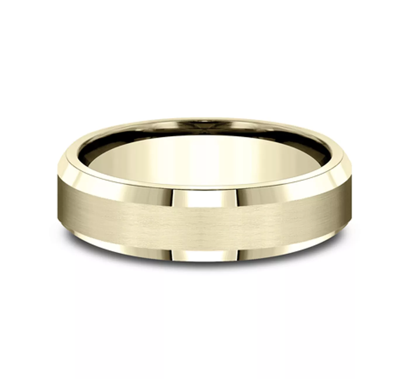 Satin Bevel Edge Comfort-Fit Band (6mm)