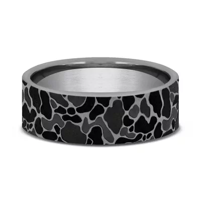 Stealth Camo Comfort-Fit Tantalum Band (7mm)