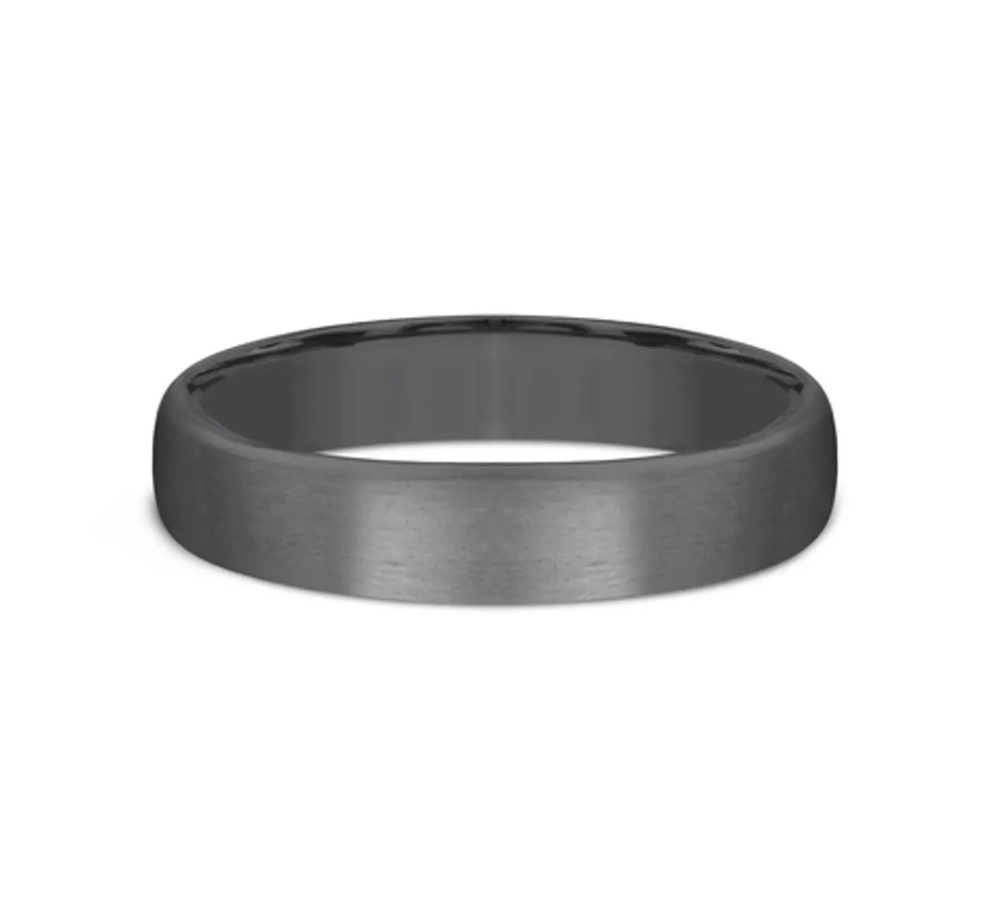 Charcoal Satin Comfort-Fit Band (4.5mm)