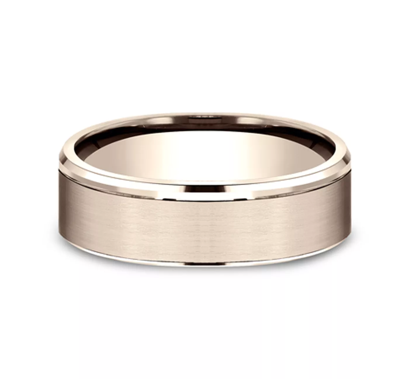 Brushed Edge-Line Comfort-Fit Band (6.5mm)