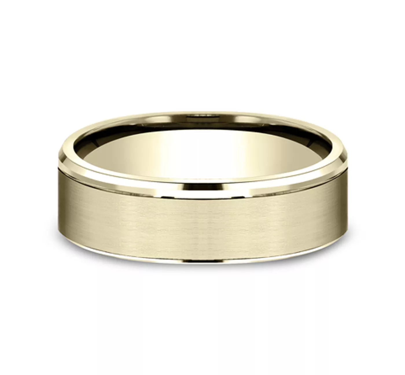 Brushed Edge-Line Comfort-Fit Band (6.5mm)