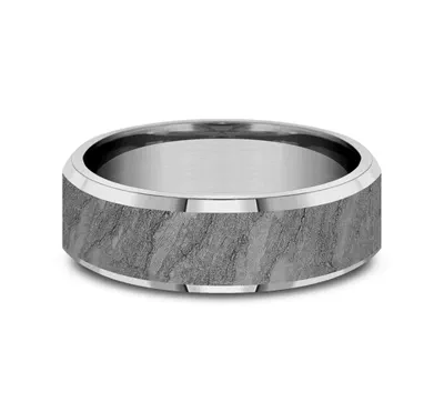 Granite Beveled Comfort-Fit Band (7mm)