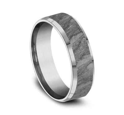 Granite Beveled Comfort-Fit Band (7mm)