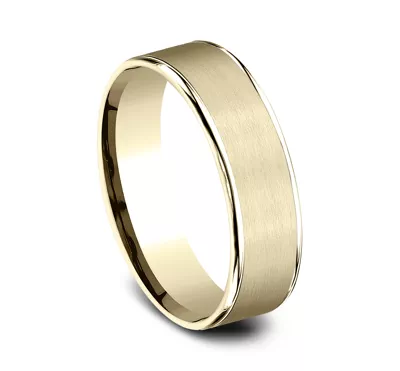 Axis Satin Comfort-Fit Band (6.5mm)