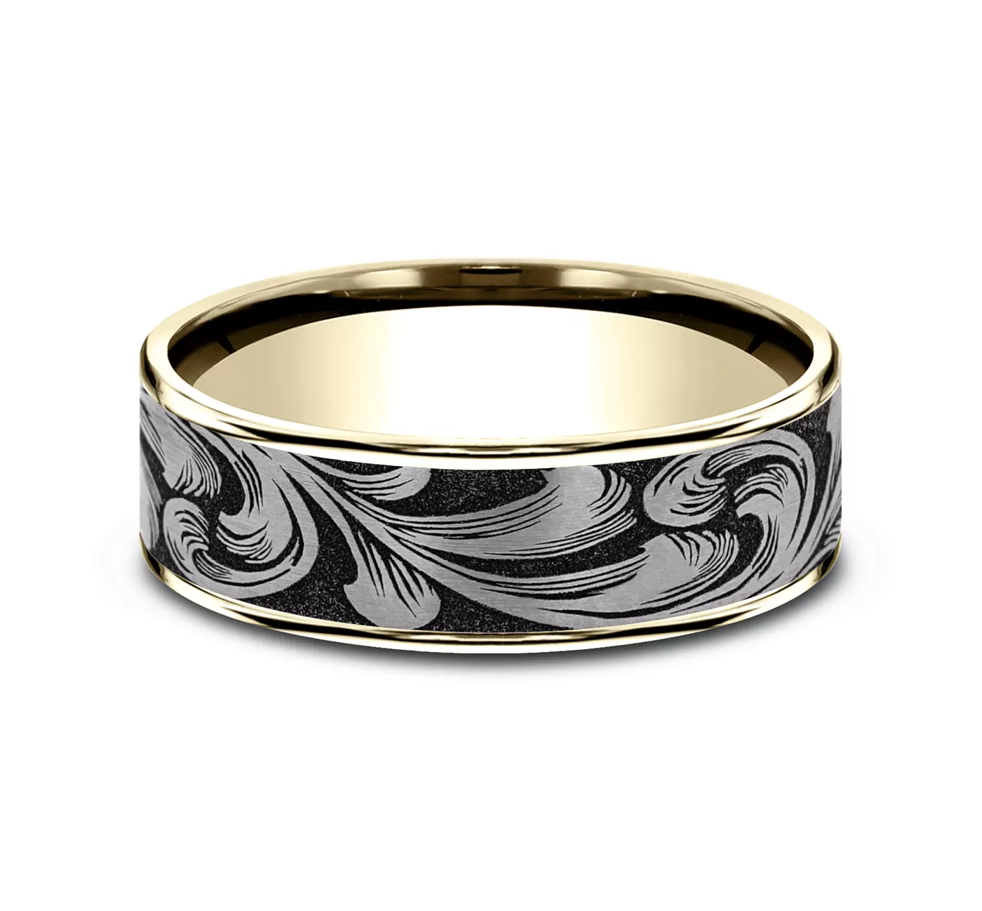 Ironflow Engraved Comfort-Fit Band (6.5mm)