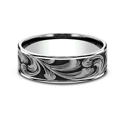 Ironflow Engraved Comfort-Fit Band (6.5mm)
