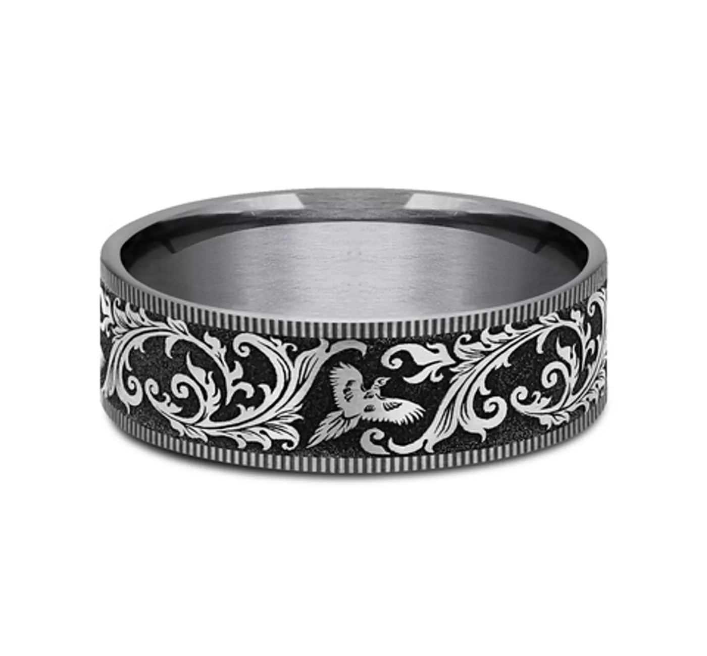Midnight Pheasant Comfort-Fit Band (7.5mm)