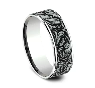 Sovereign Engraved Comfort-Fit Band (7.5mm)