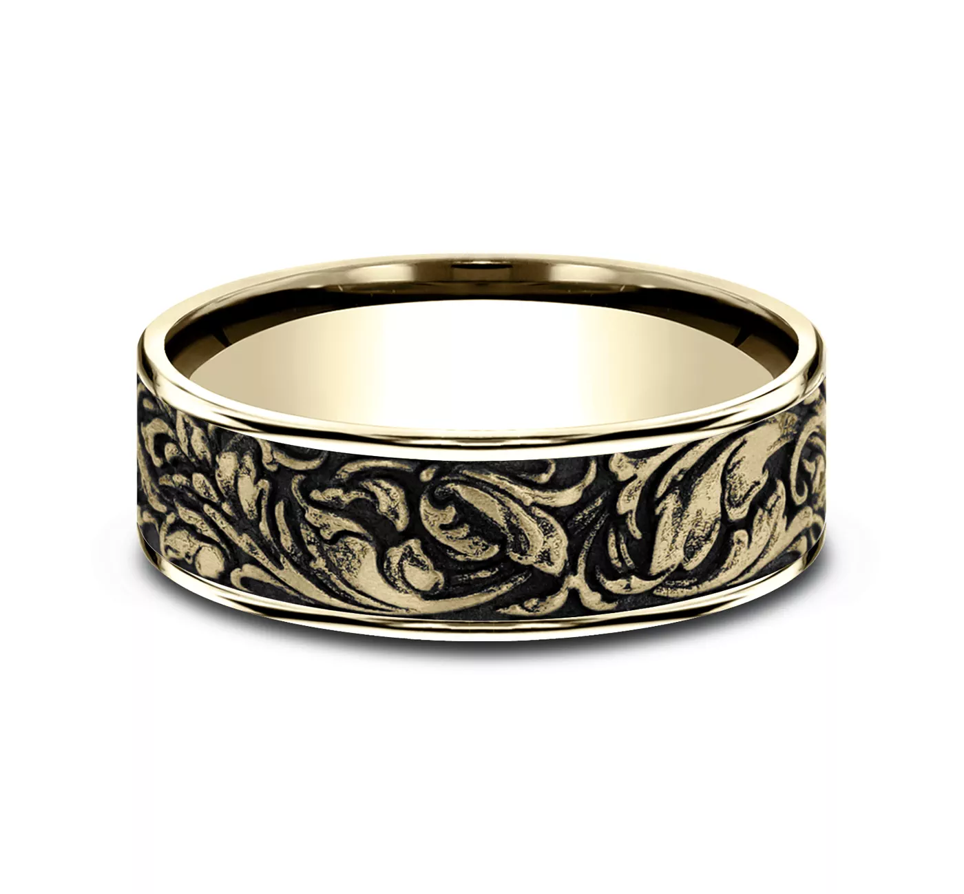 Sovereign Engraved Comfort-Fit Band (7.5mm)