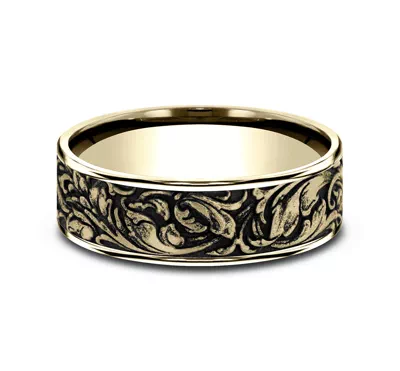 Sovereign Engraved Comfort-Fit Band (7.5mm)
