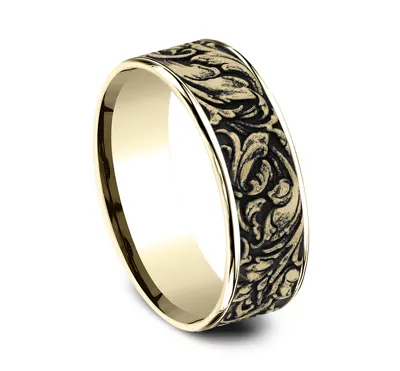 Sovereign Engraved Comfort-Fit Band (7.5mm)
