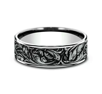Sovereign Engraved Comfort-Fit Band (7.5mm)