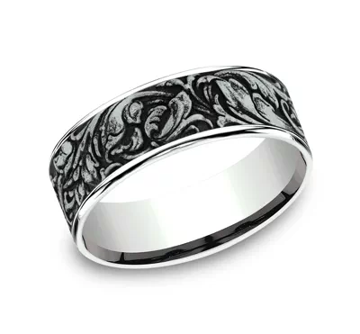 Sovereign Engraved Comfort-Fit Band (7.5mm)