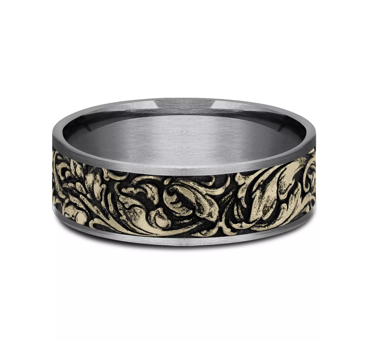 Sovereign Mixed Metal Comfort-Fit Band (7.5mm)