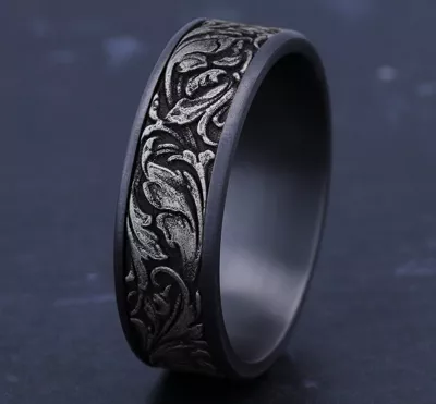 Sovereign Mixed Metal Comfort-Fit Band (7.5mm)