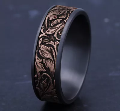 Sovereign Mixed Metal Comfort-Fit Band (7.5mm)