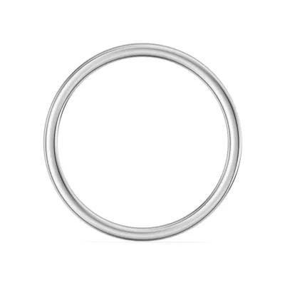 Euro Comfort-Fit Plain Band (2.5mm)