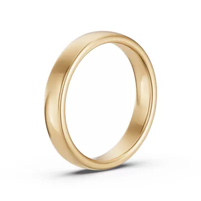 Euro Comfort-Fit Plain Band (4.5mm)