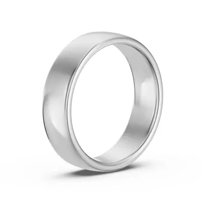 Euro Comfort-Fit Plain Band (6.5mm)