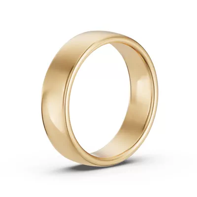 Euro Comfort-Fit Plain Band (6.5mm)