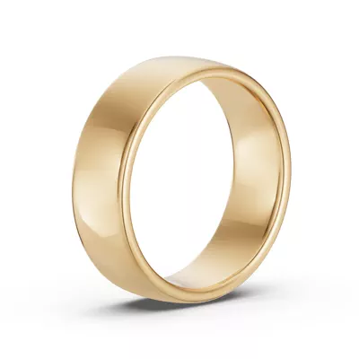 Euro Comfort-Fit Plain Band (7.5mm)