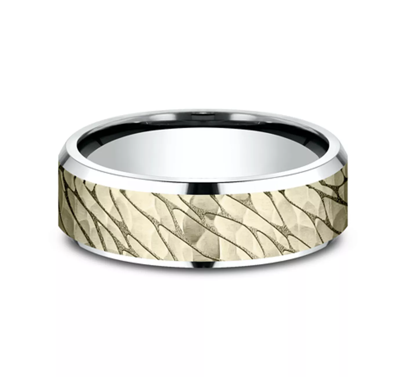 Canyon Finish Beveled Edge Comfort-Fit Band (7mm)