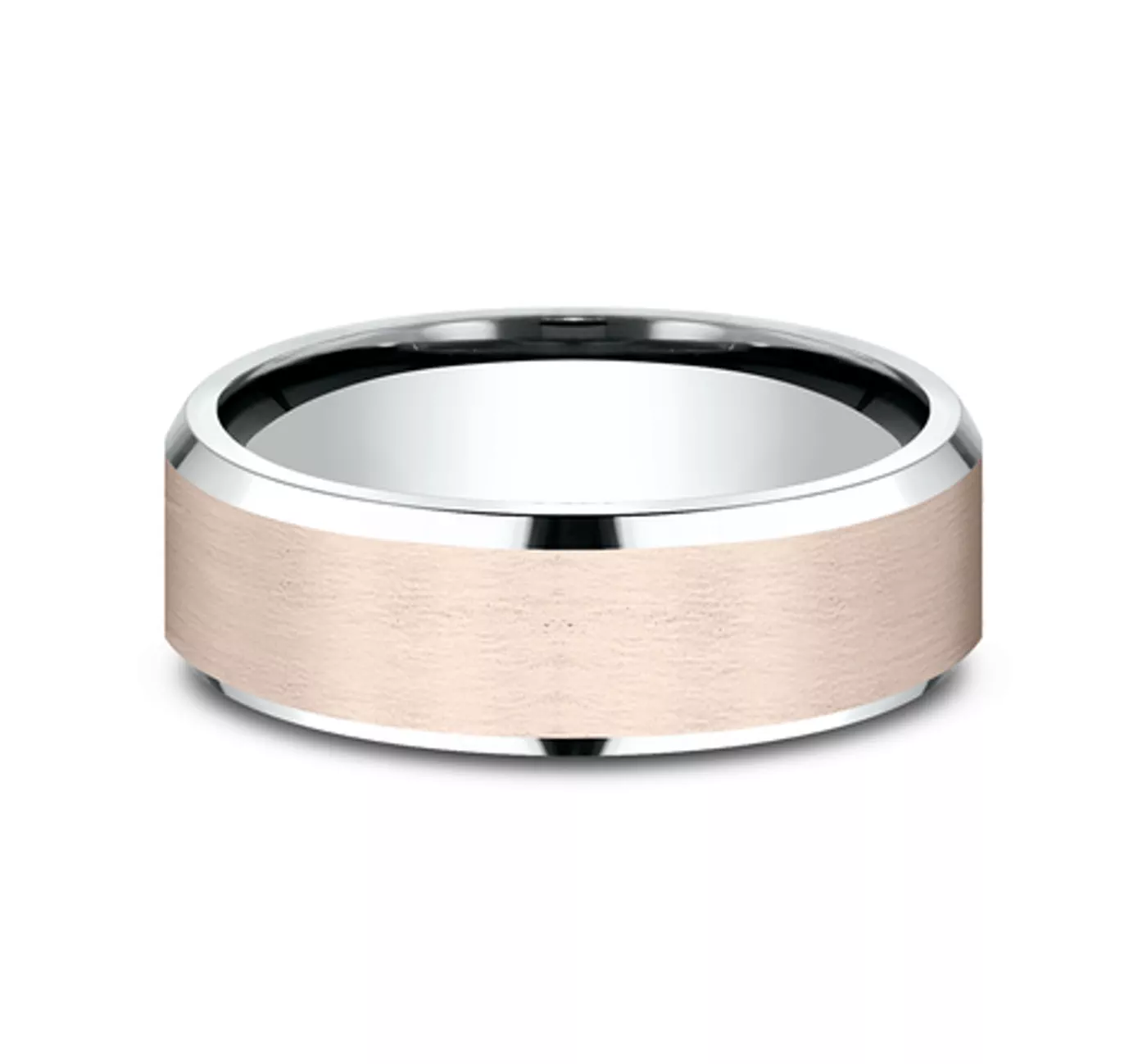Satin Finish Beveled Edge Comfort Fit Band (7mm)