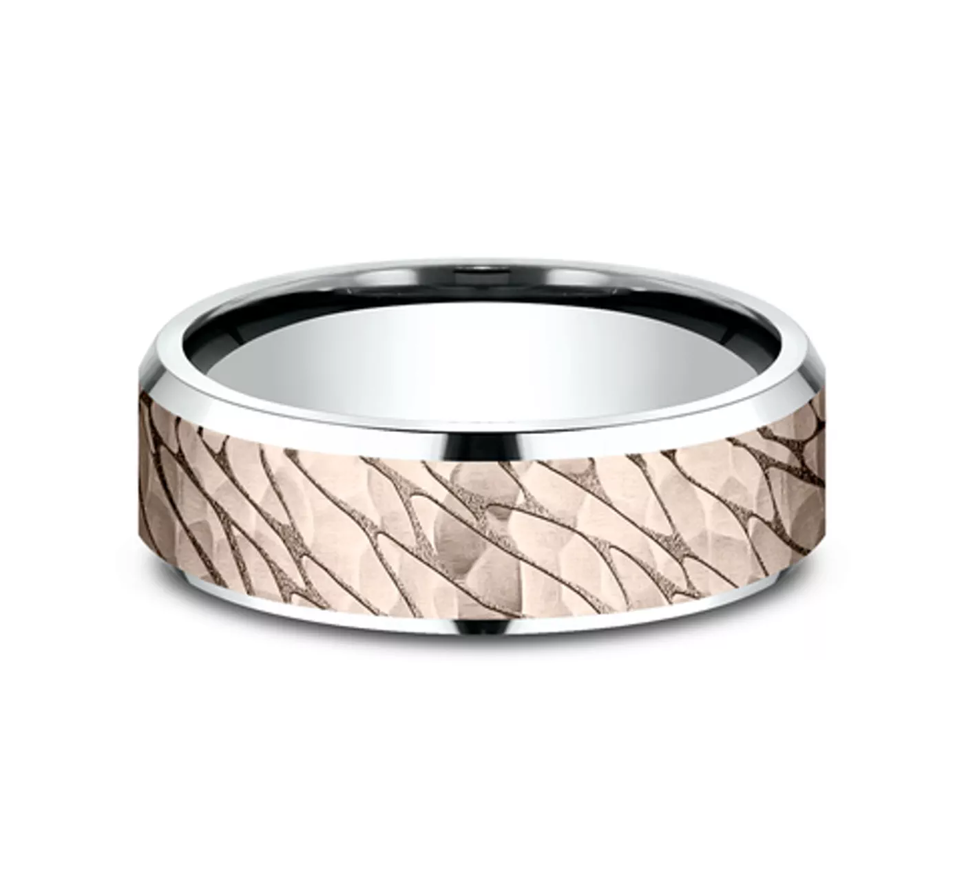 Canyon Finish Beveled Edge Comfort-Fit Band (7mm)