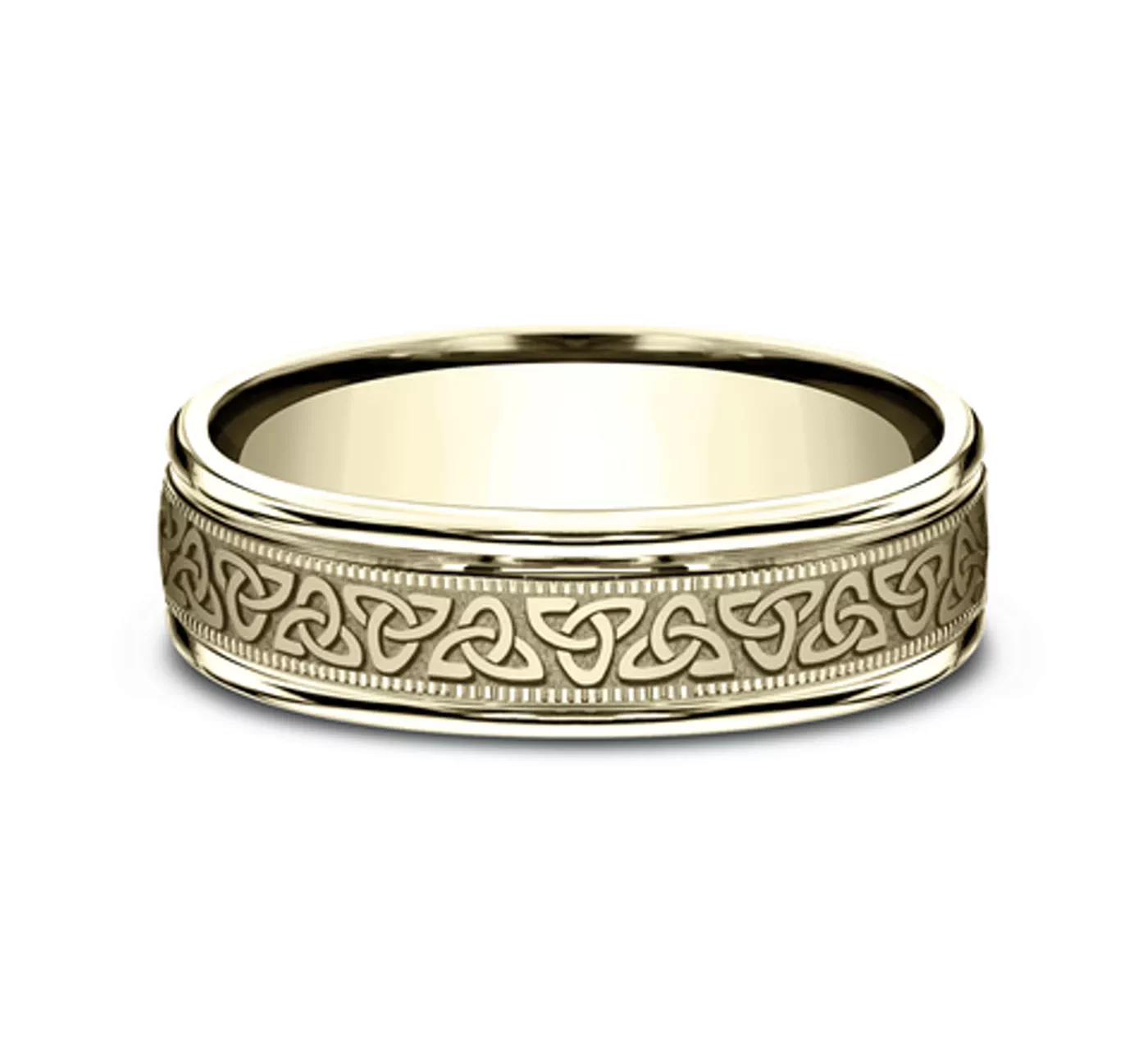 Celtic Triangle Knot Comfort-Fit Band (6mm)
