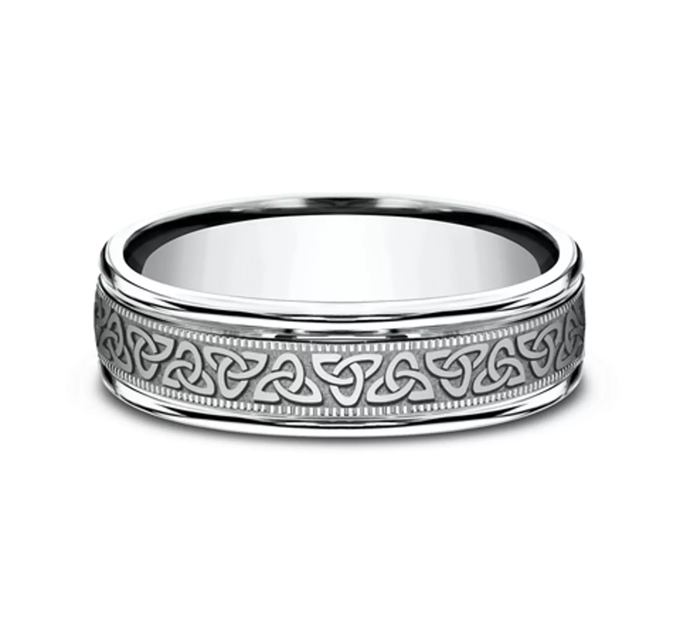 Celtic Triangle Knot Comfort-Fit Band (6mm)