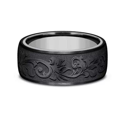 Shadow Scroll Comfort-Fit Band (8mm)