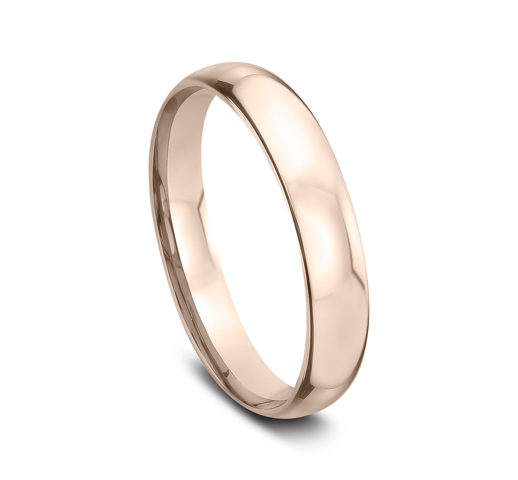 Low Dome Comfort-Fit Polished Band (3mm)
