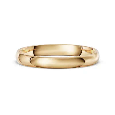 Low Dome Comfort-Fit Polished Band (3mm)