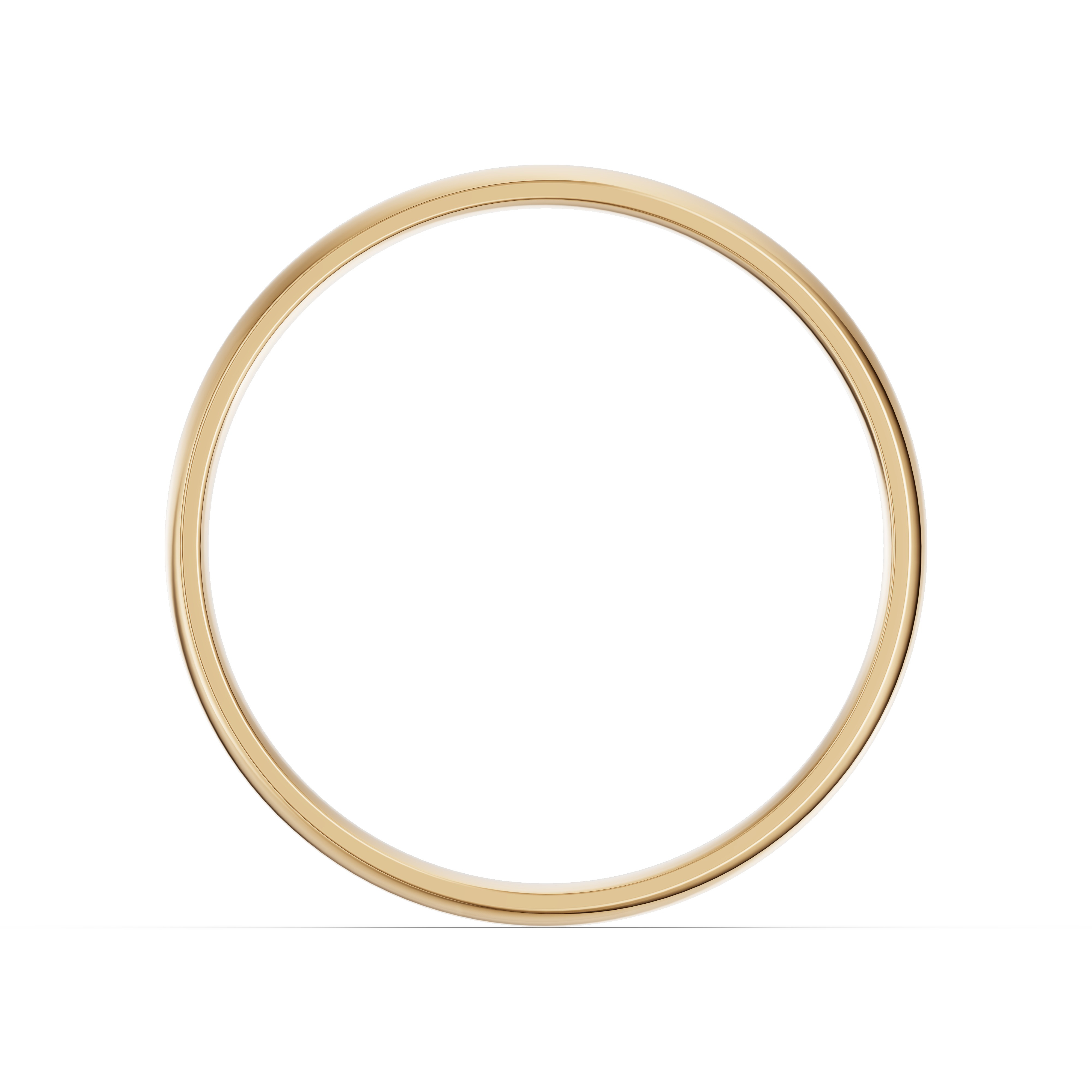 Low Dome Comfort-Fit Polished Band (3mm)