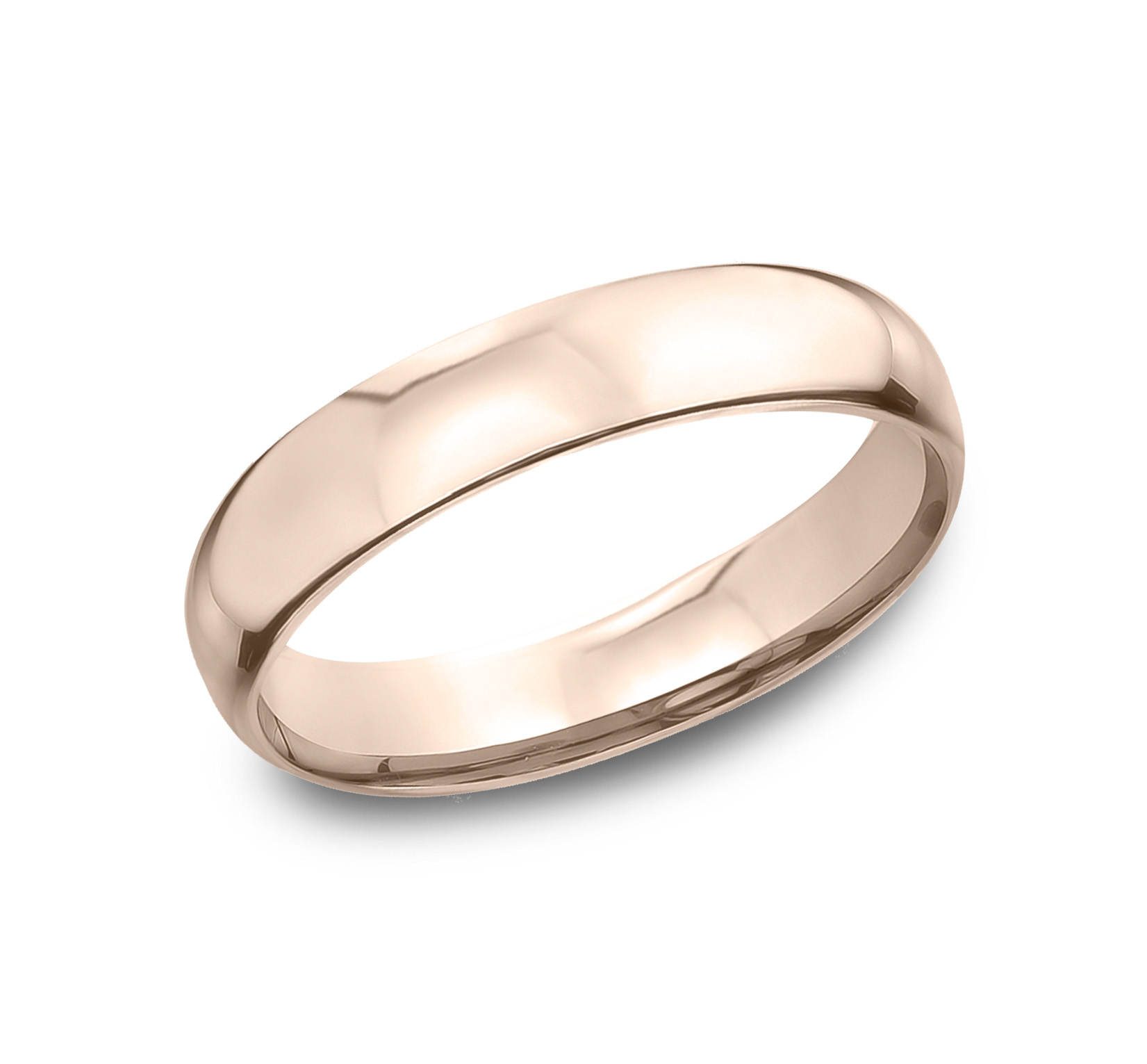 Low Dome Comfort-Fit Polished Band (4mm)