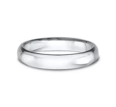 Low Dome Comfort-Fit Polished Band (4mm)
