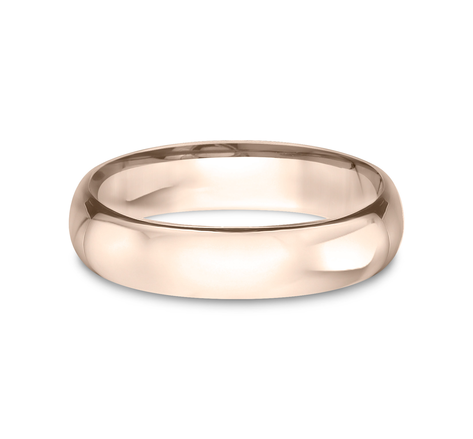 Low Dome Comfort-Fit Polished Band (5mm)