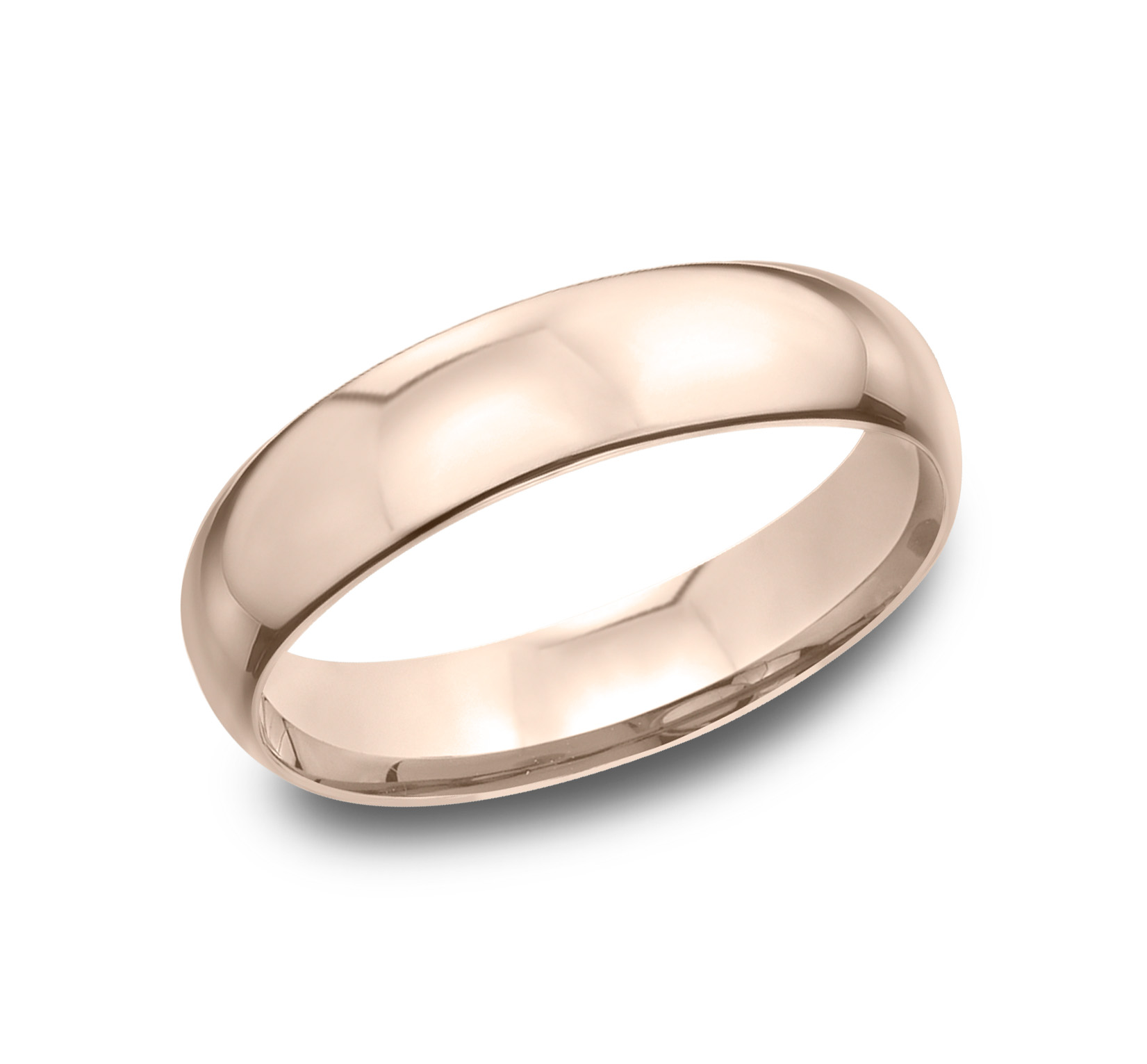 Low Dome Comfort-Fit Polished Band (5mm)