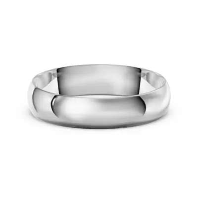 Low Dome Comfort-Fit Polished Band (5mm)
