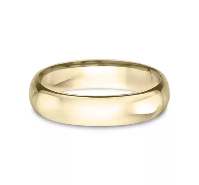Low Dome Comfort-Fit Polished Band (5mm)