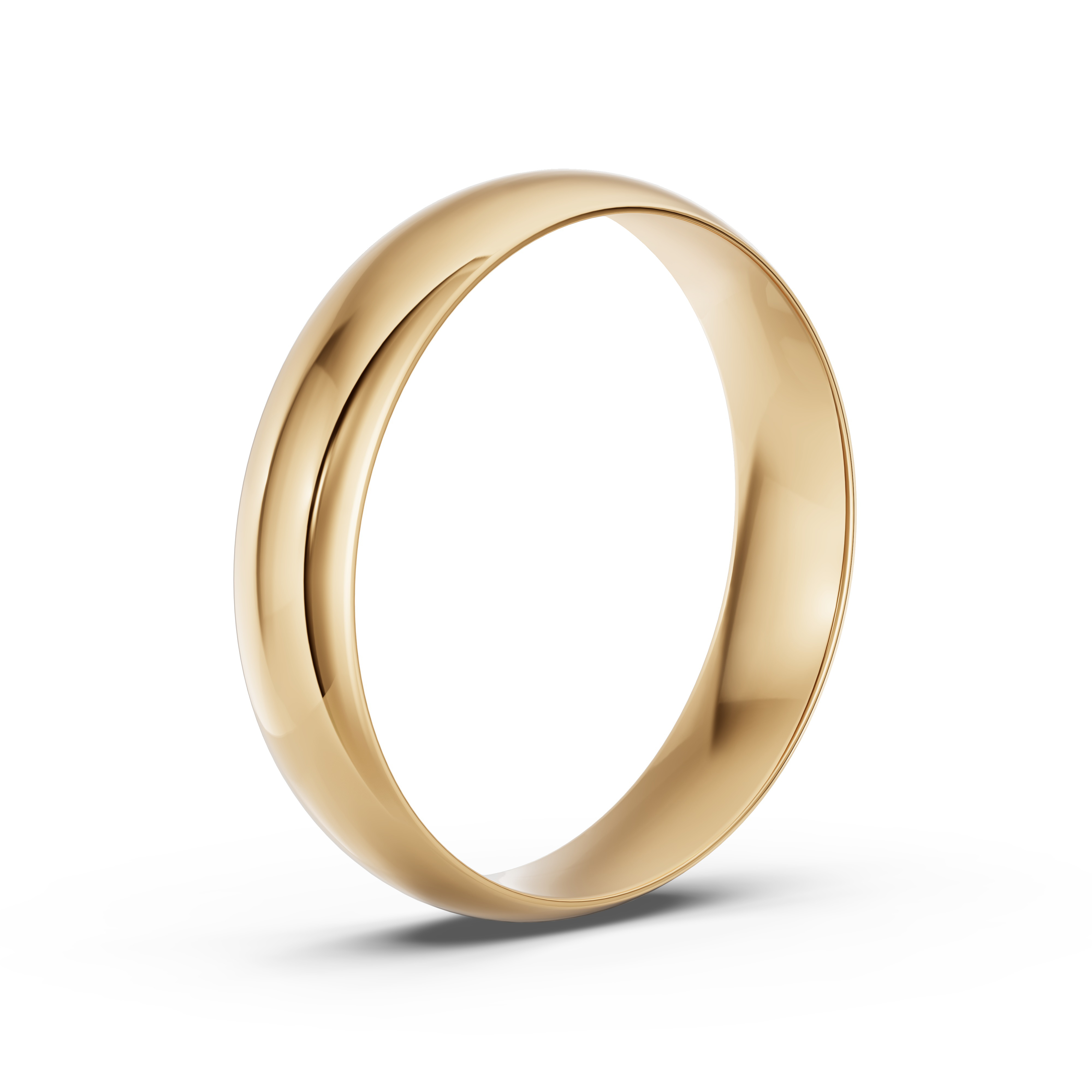 Low Dome Comfort-Fit Polished Band (5mm)