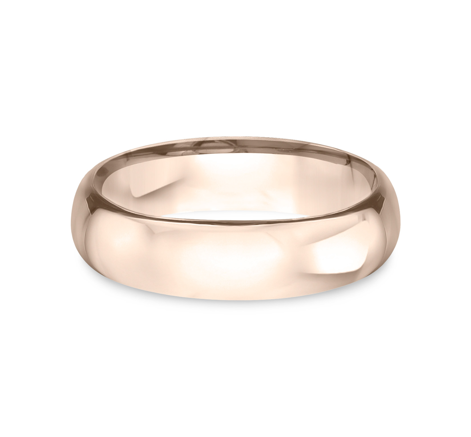 Low Dome Comfort-Fit Polished Band (6mm)
