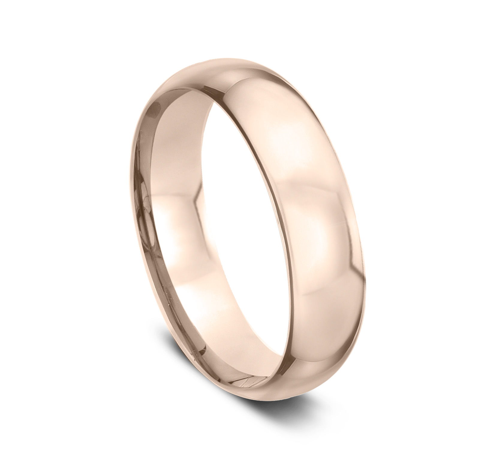 Low Dome Comfort-Fit Polished Band (6mm)