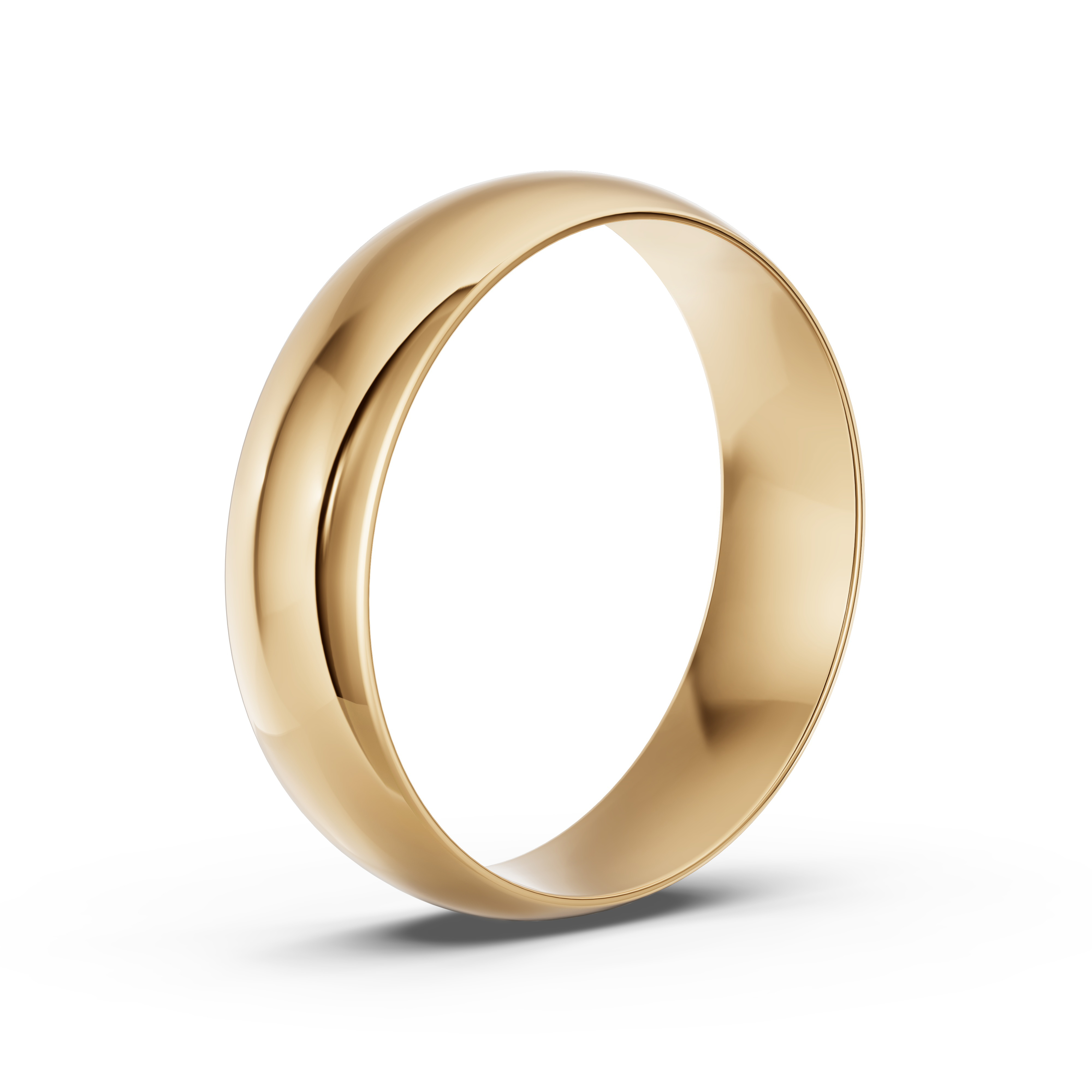 Low Dome Comfort-Fit Polished Band (6mm)