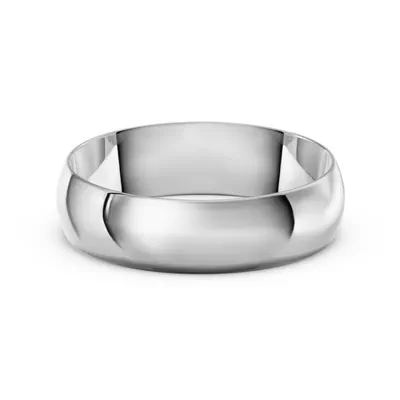 Low Dome Comfort-Fit Polished Band (6mm)