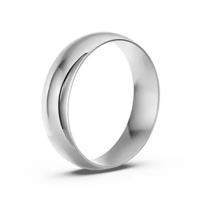 Low Dome Comfort-Fit Polished Band (6mm)