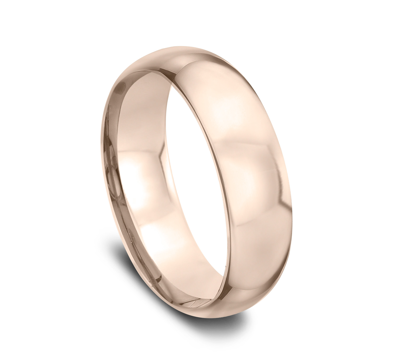 Low Dome Comfort-Fit Polished Band (7mm)