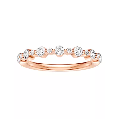 Classic Alternating-Sized Diamond Band (0.50 ct. tw.)