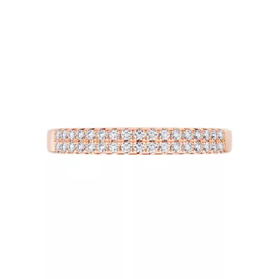 Classic Double-Row Pavé Lab Diamond Band (0.25 ct. tw.)